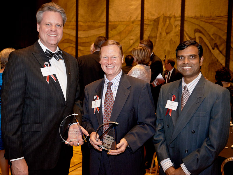 Founding members of the nation’s first subsea engineering program: Randy Wester, FMC Technologies (now TechnipFMC), Matt Franchek (UH), Phaneendra Kondapi, FMC Technologies (now UH)